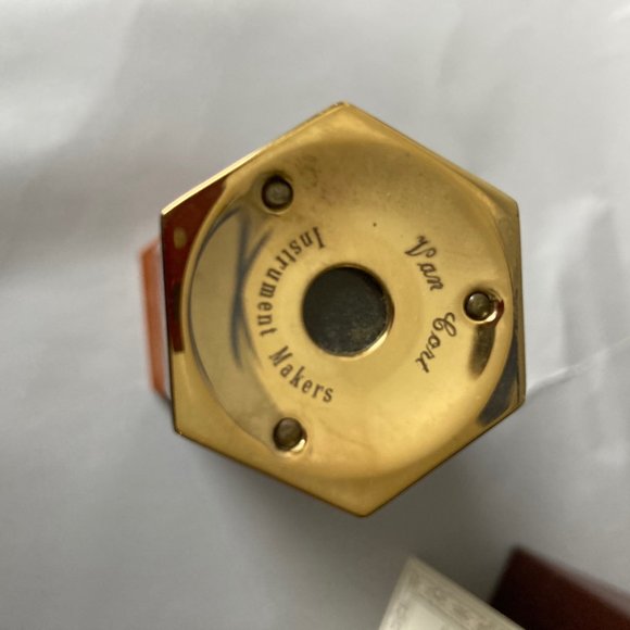 VanCort Wood and Brass Hexagon Kaleidoscope - Picture 8 of 16